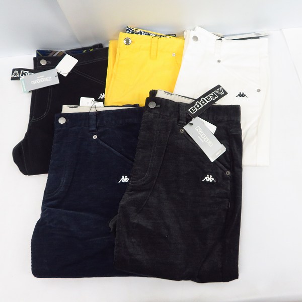 実際に弊社で買取させて頂いた【未使用】KAPPA/カッパ パンツ5点セット イエロー/ホワイト等 サイズ82