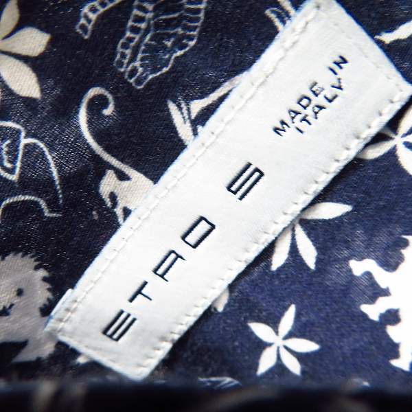 実際に弊社で買取させて頂いたETRO/エトロ アニマル柄 半袖シャツ/Ｓの画像 2枚目