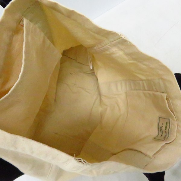 実際に弊社で買取させて頂いたMAISON KITSUNE/メゾンキツネ ロゴトートバッグ DU05104WW 0008の画像 4枚目