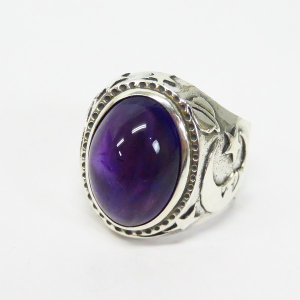 実際に弊社で買取させて頂いたCRAZY PIG/クレイジーピッグ MILKY WAY STONE/ミルキーウェイ ストーン リング #122/17号