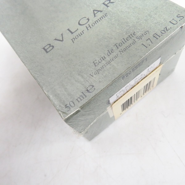 実際に弊社で買取させて頂いた【未開封】BVLGARI/ブルガリ POUR HOMME プール オム オードトワレ 50mlの画像 3枚目