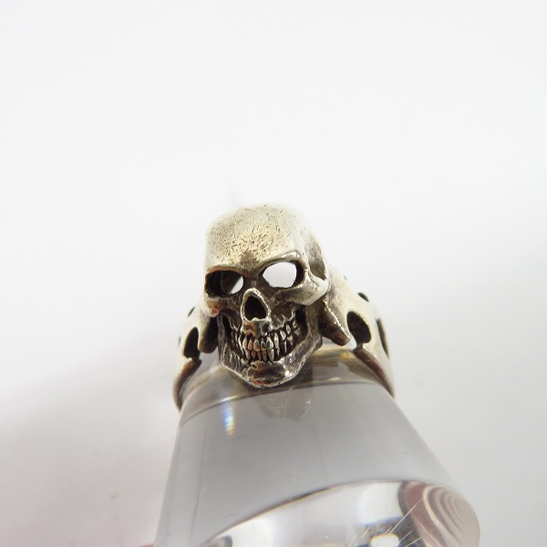 実際に弊社で買取させて頂いたCRAZY PIG/クレイジーピッグ カッタウェイ スカルリング 21号の画像 1枚目