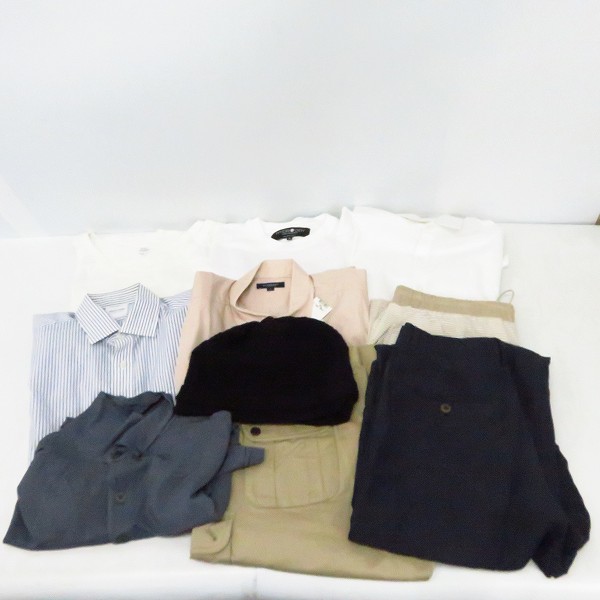 実際に弊社で買取させて頂いた【おまとめ/10点】ポールスミス/ハイドロゲン/バーバリーBL 他 カットソー/Tシャツ/タンクトップ/ニット帽/パンツ