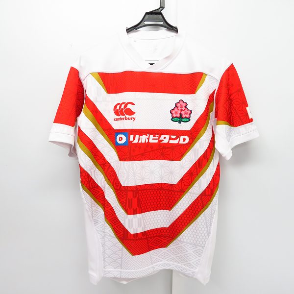 実際に弊社で買取させて頂いたCANTERBURY/カンタベリー ラグビー 日本代表 レプリカ ホーム ジャージ VCR39010/XL 