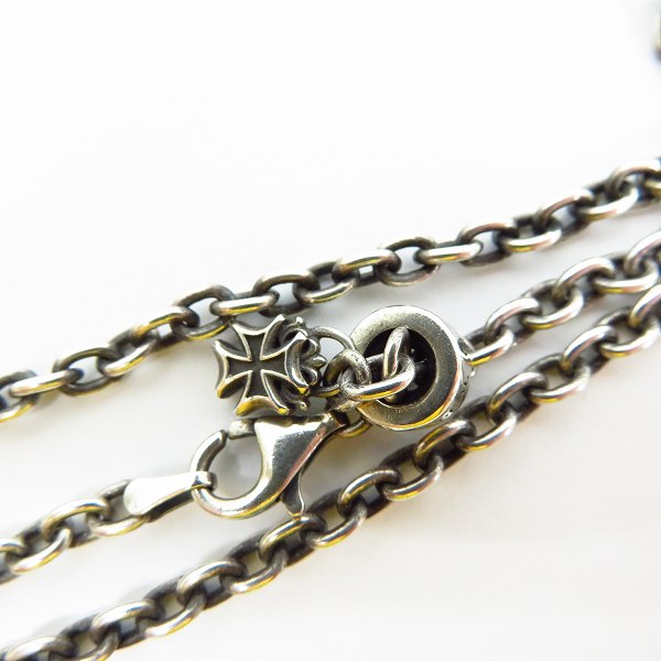 実際に弊社で買取させて頂いたDEAL DESIGN/ディールデザイン スライドチェーン クロス付きネックレス 