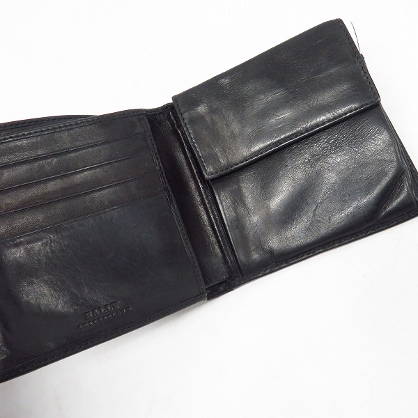 実際に弊社で買取させて頂いたBALLY/バリー 2つ折り財布 レザーウォレットの画像 3枚目