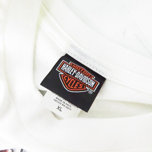 実際に弊社で買取させて頂いたHARLEY-DAVIDSON/ハーレーダビッドソン Hollywood/ハリウッド フロントデザインプリント ファイヤーエンブレムプリント XLの画像 2枚目