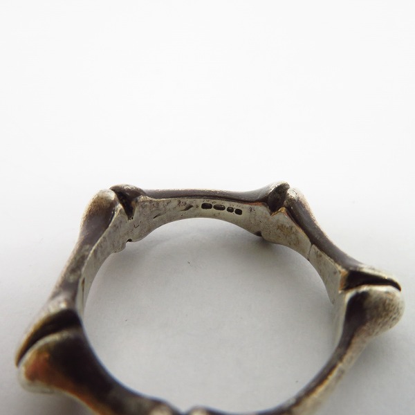 実際に弊社で買取させて頂いたCRAZY PIG/クレイジーピッグ スモールボーンリング 21号の画像 5枚目