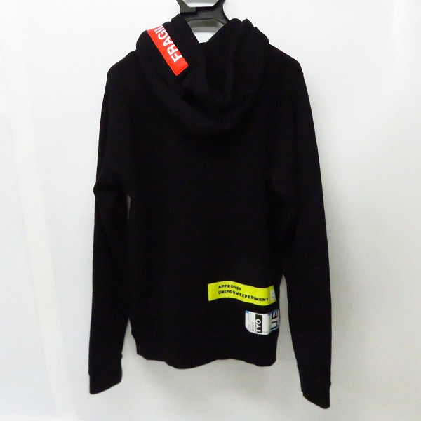 実際に弊社で買取させて頂いた【未使用】uniform experiment/ユニフォームエクスペリメント 20SS BAGGAGE TAG HOODIE パーカー UE-200022 4の画像 1枚目