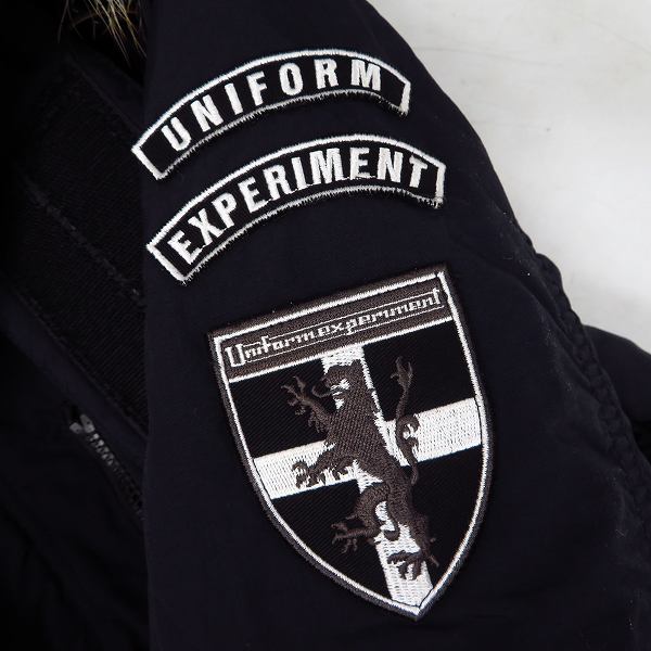 実際に弊社で買取させて頂いたUNIFORM EXPERIMENT/ユニフォーム エクスペリメント 12AW モッズコート UE-123050/1の画像 6枚目