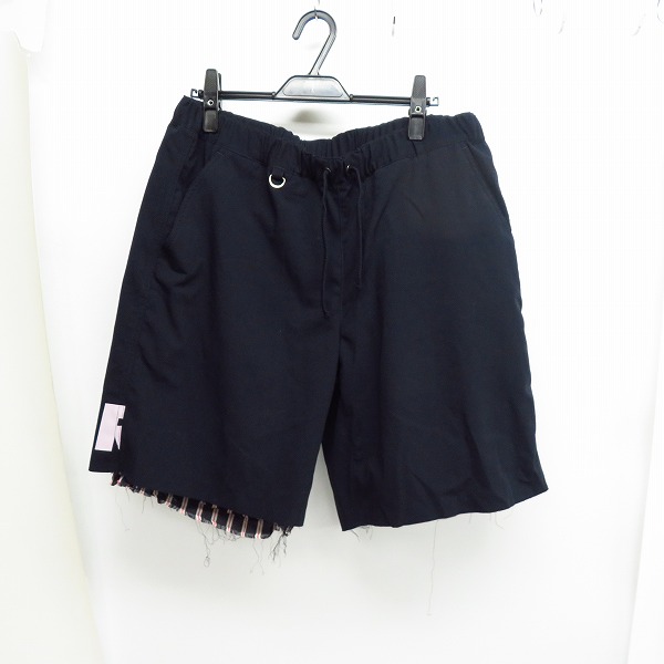 実際に弊社で買取させて頂いたuniform experiment/ユニフォームエクスペリメント ストライプ レイヤード ハーフパンツ UE-180026/4