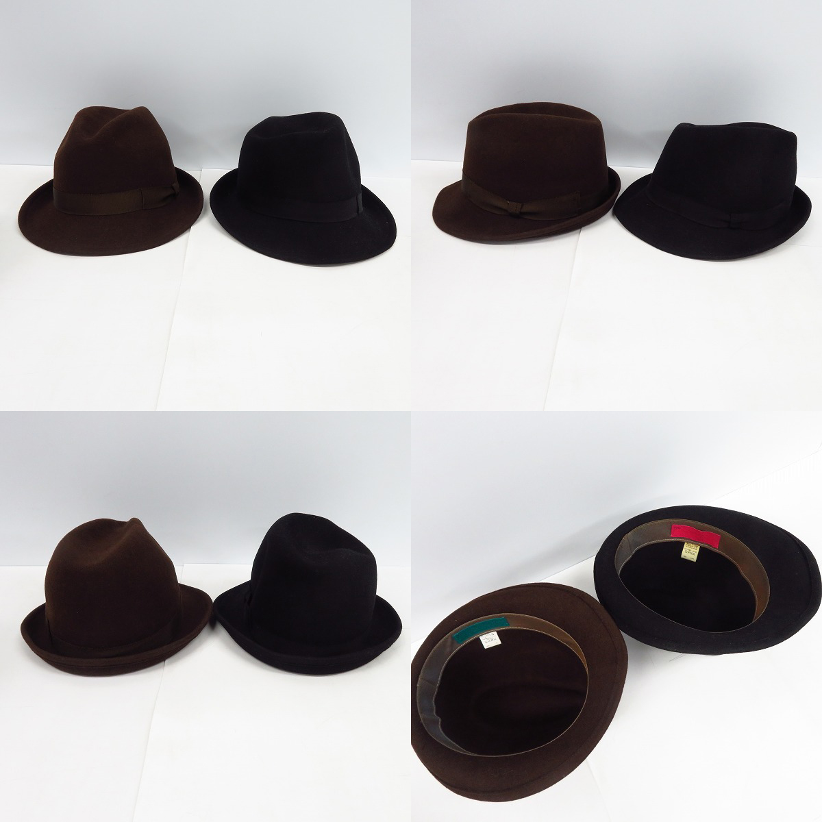 実際に弊社で買取させて頂いたCA4LA/カシラ ウール 中折れ帽子 ハット 5点セットの画像 2枚目