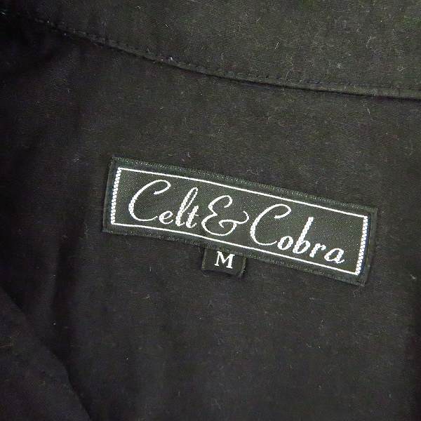 実際に弊社で買取させて頂いたlt&Cobra/ケルト&コブラ スカル オープンカラーシャツ 半袖シャツ/Mの画像 2枚目