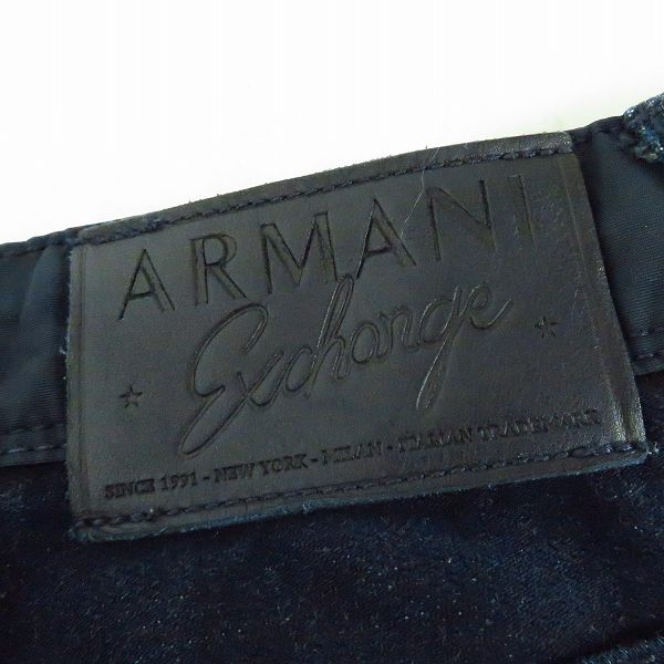 実際に弊社で買取させて頂いたARMANI EXCHANGE/アルマーニエクスチェンジ デニム地 タキシードジャケット/ジョガーパンツ セット/L・33の画像 8枚目