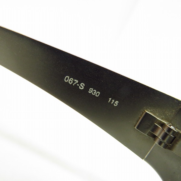 実際に弊社で買取させて頂いたEMPORIO ARMANI/エンポリオアルマーニ メタルフレーム サングラス 067-Sの画像 5枚目