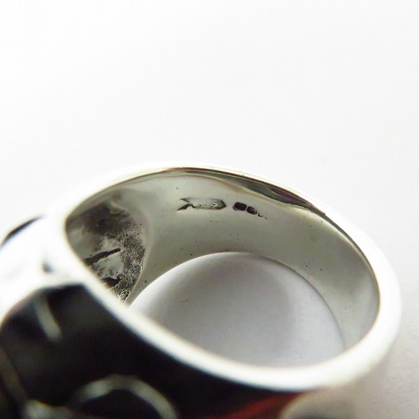 実際に弊社で買取させて頂いたCRAZY PIG/クレイジーピッグ MILKY WAY STONE/ミルキーウェイ ストーン リング #122/17号の画像 7枚目