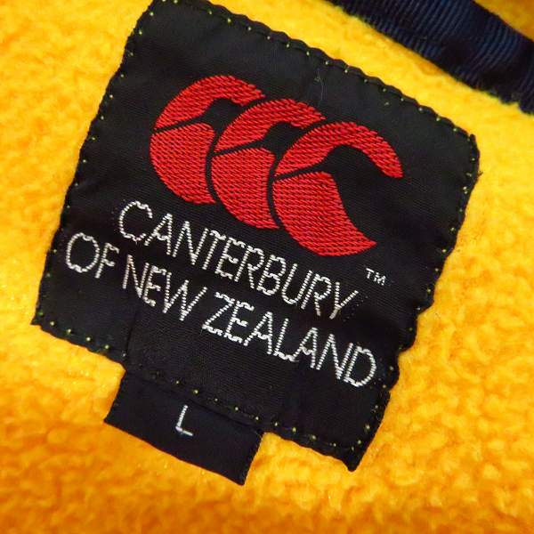 実際に弊社で買取させて頂いたCANTERBURY/カンタベリー 胸ロゴ ハーフジップ プルオーバー パーカー/Lの画像 2枚目