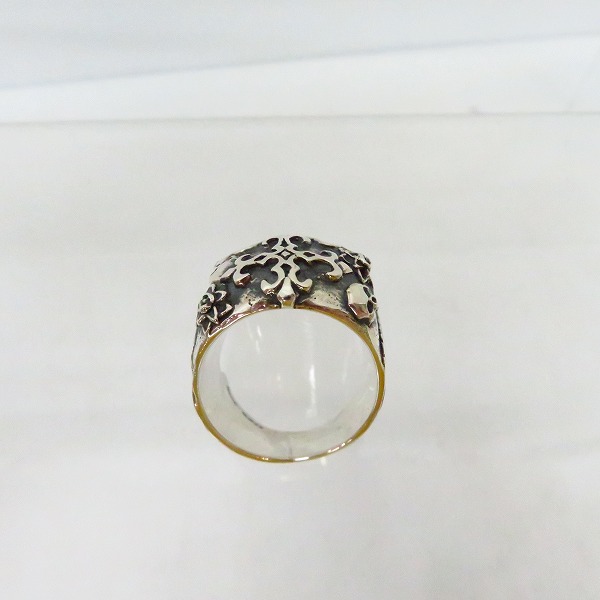 実際に弊社で買取させて頂いた【ギャラ】CRAZY PIG/クレイジーピッグ EL MUERTO MEXICAN SKULL/エルムエルト メキシカンスカル リング ＃990/19.5号の画像 5枚目