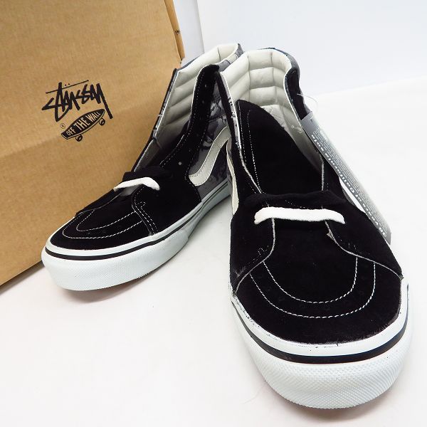 VANS×STUSSY/バンズ×ステューシー SK8-HI ハイカットスニーカー 