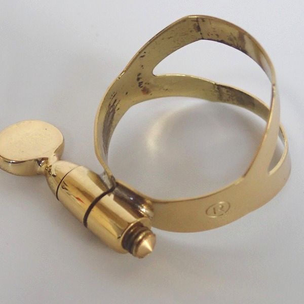 実際に弊社で買取させて頂いた【美品】Henri Selmer/セルマー  S80 C☆ ソプラノサックス用マウスピース リガチャー・キャップ付の画像 7枚目