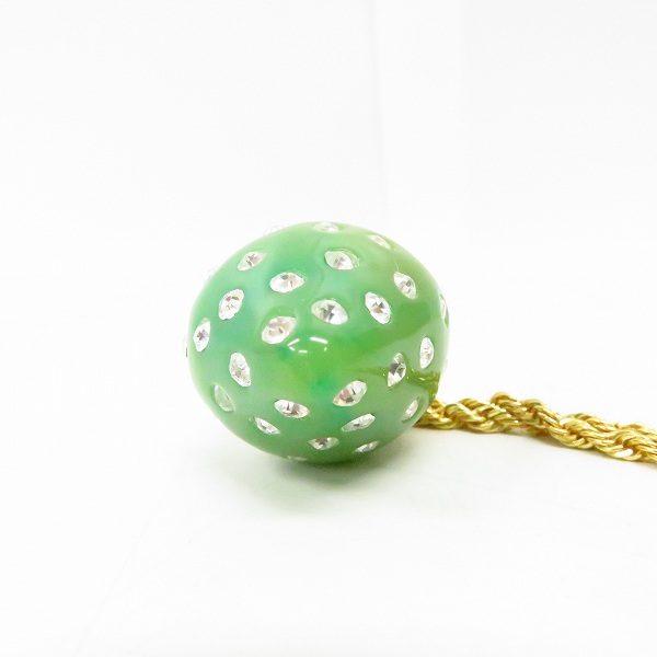 実際に弊社で買取させて頂いたKENNETH JAY LANE/ケネスジェイレーン いちご ネックレス ラインストーン の画像 3枚目