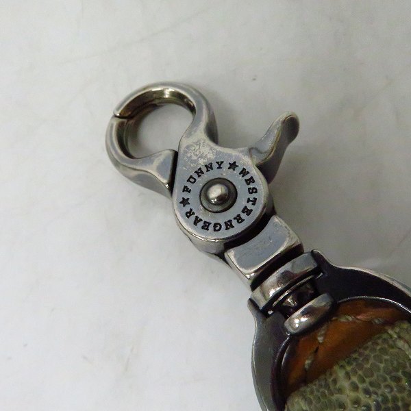 実際に弊社で買取させて頂いたFUNNY/ファニー エレファント/象革 長財布/ループキーホルダー 2点セットの画像 1枚目