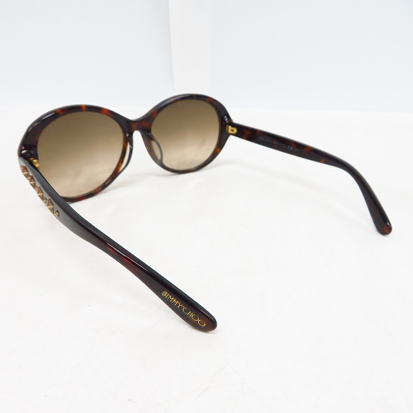 実際に弊社で買取させて頂いたJIMMY CHOO/ジミーチュウ スタースタッズ デザイン サングラス SADE/F/S TVDJDの画像 1枚目