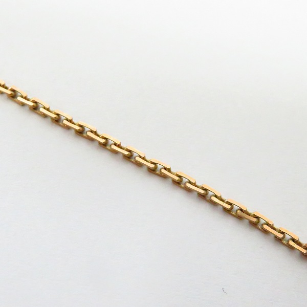 実際に弊社で買取させて頂いた【カスタム】Cartier/カルティエ リンクスレーブ チェーン アンクレットサイズ 750/K18PGの画像 4枚目
