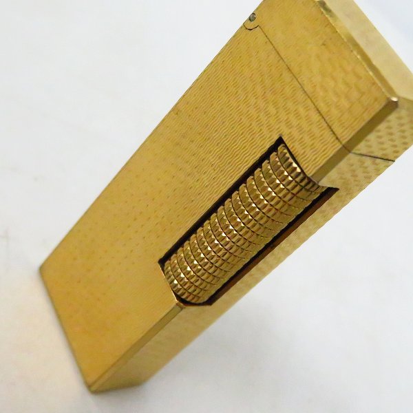 実際に弊社で買取させて頂いたdunhill/ダンヒル スリム ローラー ガスライター ゴールドの画像 4枚目
