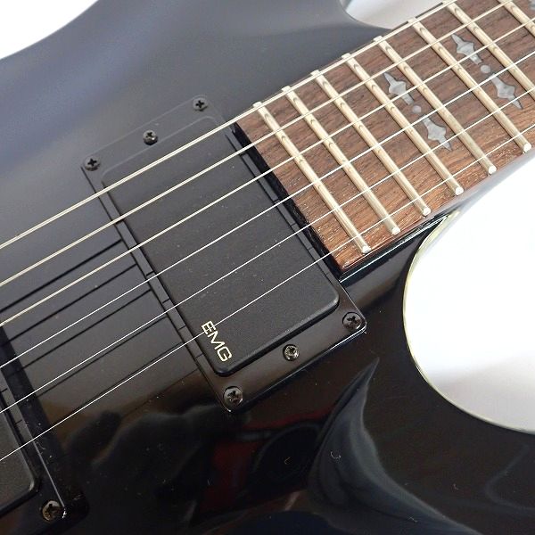 実際に弊社で買取させて頂いた★Schecter/シェクター DIAMOND SERIES HELLRAISER/ヘルレイザー AD-C-1-HR EMG搭載 ギグケース付の画像 4枚目