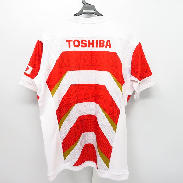 実際に弊社で買取させて頂いたCANTERBURY/カンタベリー ラグビー 日本代表 レプリカ ホーム ジャージ VCR39010/XL の画像 1枚目