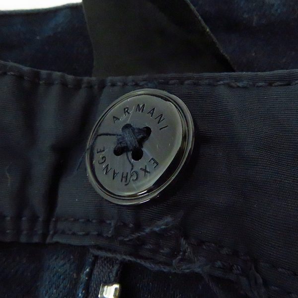 実際に弊社で買取させて頂いたARMANI EXCHANGE/アルマーニエクスチェンジ デニム地 タキシードジャケット/ジョガーパンツ セット/L・33の画像 7枚目