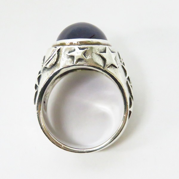実際に弊社で買取させて頂いたCRAZY PIG/クレイジーピッグ MILKY WAY STONE/ミルキーウェイ ストーン リング #122/17号の画像 5枚目