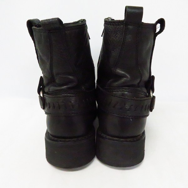 実際に弊社で買取させて頂いたHARLEY-DAVIDSON/ハーレーダビッドソン サイドジップブーツ ブラック US8の画像 1枚目