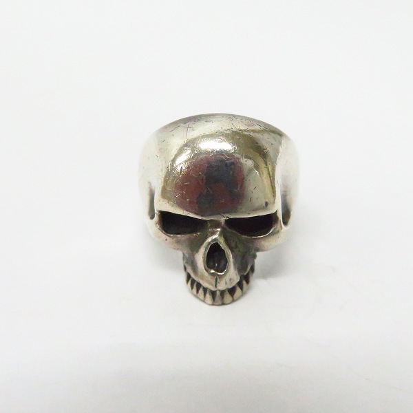 実際に弊社で買取させて頂いた【ギャラ付き】CRAZY PIG DESIGNS/クレイジーピッグ MINI EVIL ミニエビルスカルリング #740 7-7.5号の画像 1枚目