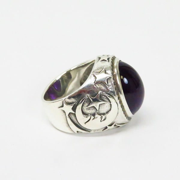 実際に弊社で買取させて頂いたCRAZY PIG/クレイジーピッグ MILKY WAY STONE/ミルキーウェイ ストーン リング #122/17号の画像 4枚目