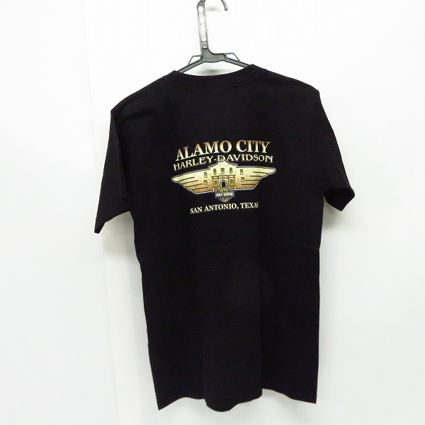 実際に弊社で買取させて頂いたHARLEY-DAVIDSON/ハーレーダビッドソン ALAMO CITY/アラモシティ ハーフスリーブ Tシャツ Mの画像 1枚目