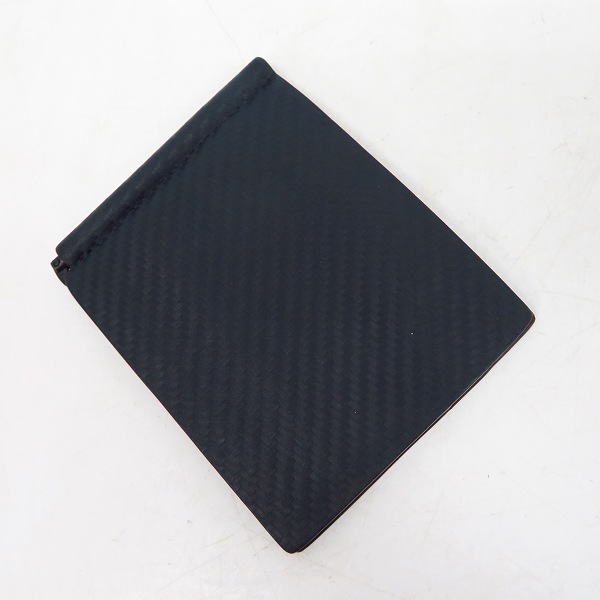 実際に弊社で買取させて頂いたdunhill/ダンヒル CHASSIS/シャーシ  レザー マネークリップ 札ばさみ/二つ折り財布 L2W585N
