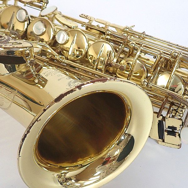 実際に弊社で買取させて頂いた★SELMER/セルマー アルトサックス SA80/Super Action 80 SERIE Ⅱ/シリーズ2 彫刻有り 63万台 ハードケース付の画像 3枚目