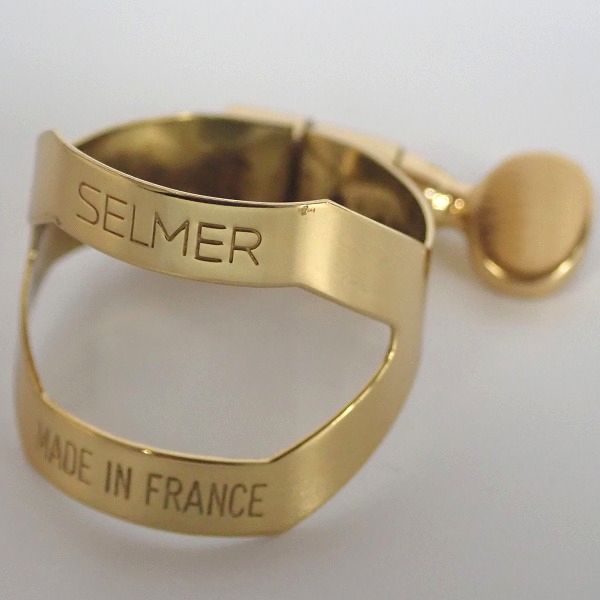 実際に弊社で買取させて頂いた【美品】Henri Selmer/セルマー  S80 C☆ ソプラノサックス用マウスピース リガチャー・キャップ付の画像 6枚目