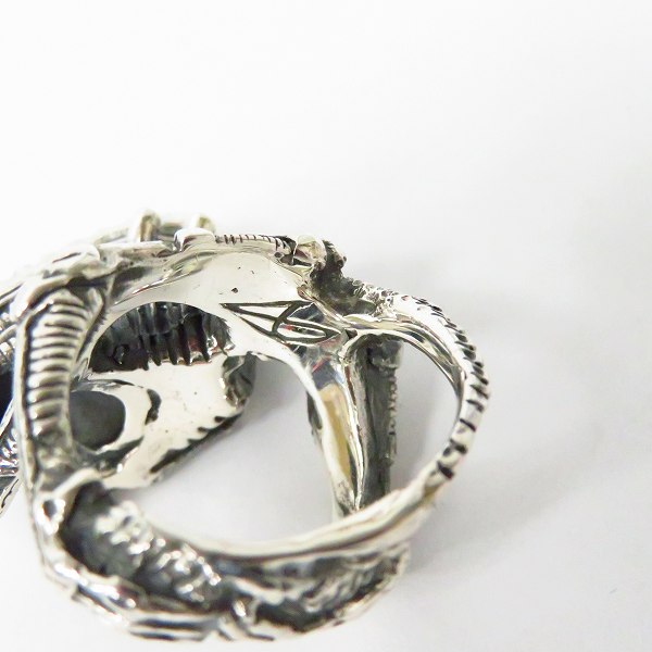 実際に弊社で買取させて頂いたCRAZY PIG/クレイジーピッグ ALIEN WHOLE BODY/エイリアン ホール ボディ リング #422/18号の画像 4枚目