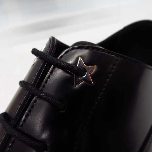 実際に弊社で買取させて頂いたJIMMY CHOO/ジミーチュウ FALCON スタースタッズ レザーシューズ/40.5の画像 6枚目