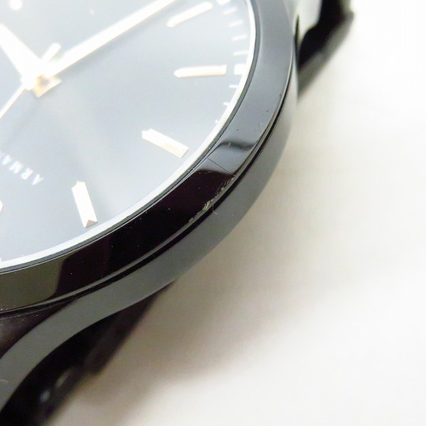 実際に弊社で買取させて頂いたARMANI EXCHANGE/アルマーニエクスチェンジ クォーツ ブラック/ゴールド AX2144の画像 4枚目