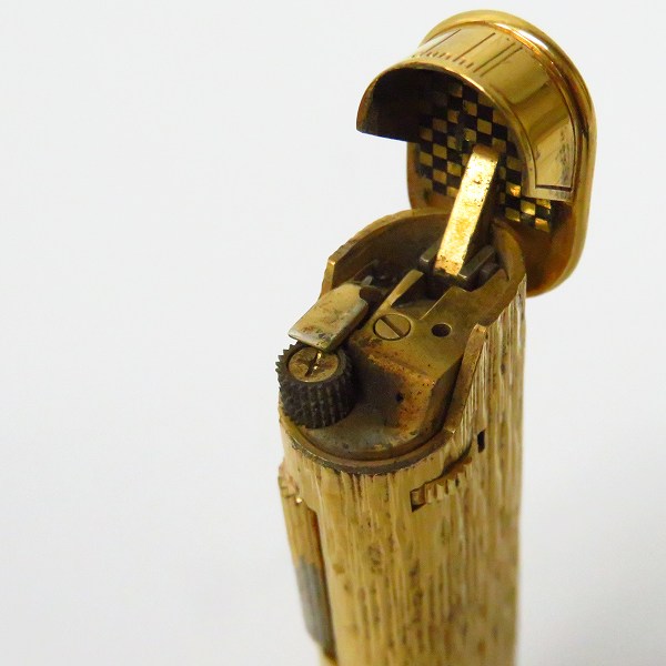 実際に弊社で買取させて頂いたdunhill/ダンヒル サイドローラーガスライター ゴールドの画像 5枚目