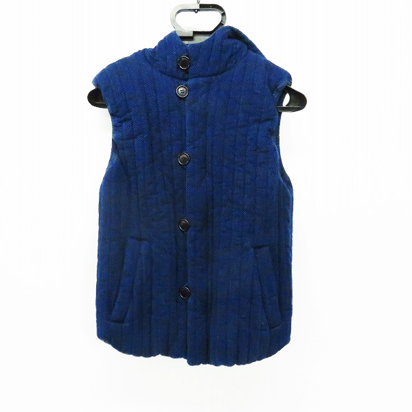 実際に弊社で買取させて頂いたBLUE BLUE/ブルーブルー 藍染め中綿ベスト/3