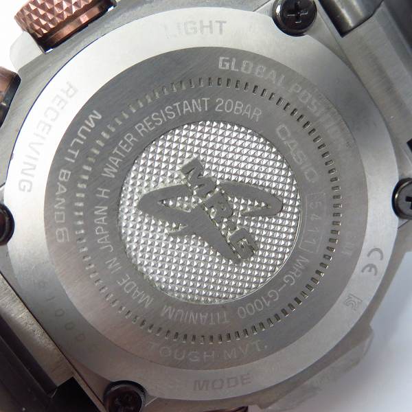 実際に弊社で買取させて頂いた【ジャンク】G-SHOCK/Gショック MR-G GPSハイブリッド電波ソーラー MRG-G1000DC-1AJRの画像 4枚目