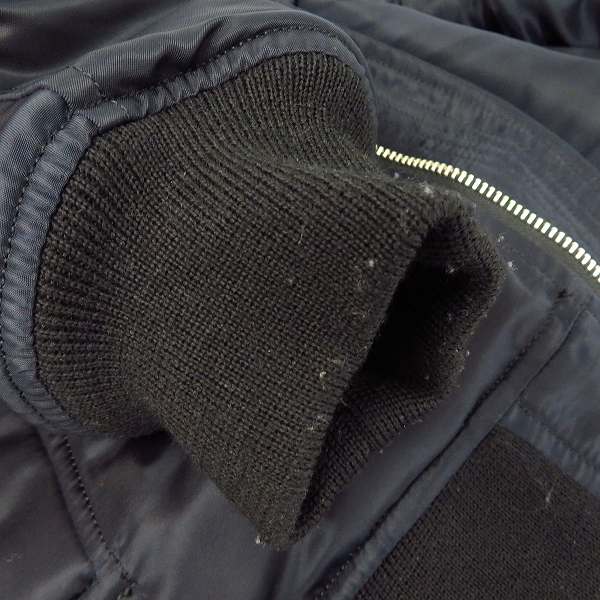 実際に弊社で買取させて頂いたDIET BUTCHER SLIM SKIN/ダイエットブッチャースリムスキン 18AW リバーシブルボンバージャケット/1の画像 7枚目