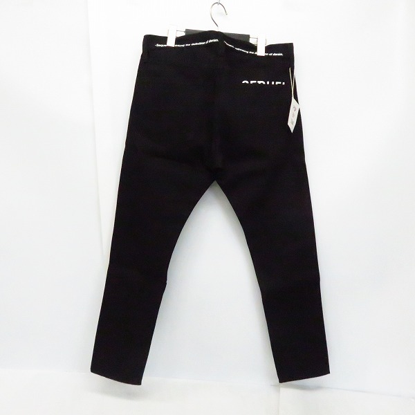実際に弊社で買取させて頂いた【未使用】Fragment Design × SEQUEL/フラグメント × シークエル BLACK DENIM PANTS/デニムパンツ PPS-59010-C 01/Sの画像 1枚目