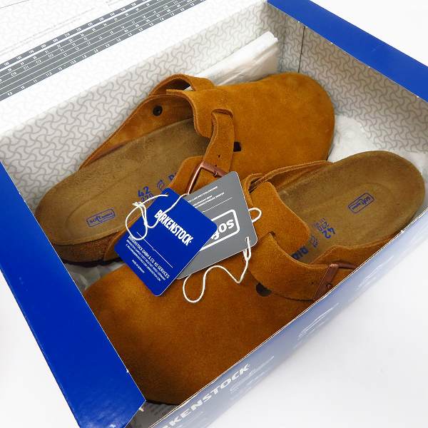 実際に弊社で買取させて頂いたBIRKENSTOCK/ビルケンシュトック BOSTON/ボストン スエードレザー サンダル 1009542/27.0の画像 7枚目