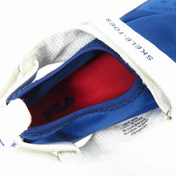 実際に弊社で買取させて頂いたFILA/フィラ SKELETOE 水陸両用 シューズ 7RJCW1753/26.0の画像 4枚目